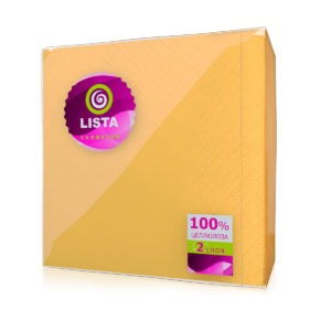 Москва — Салфетки «Lista DELUXE» интенсив желтые оптом.