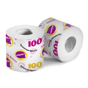 Москва — Туалетная бумага  «Новинка 100» со втулкой оптом.